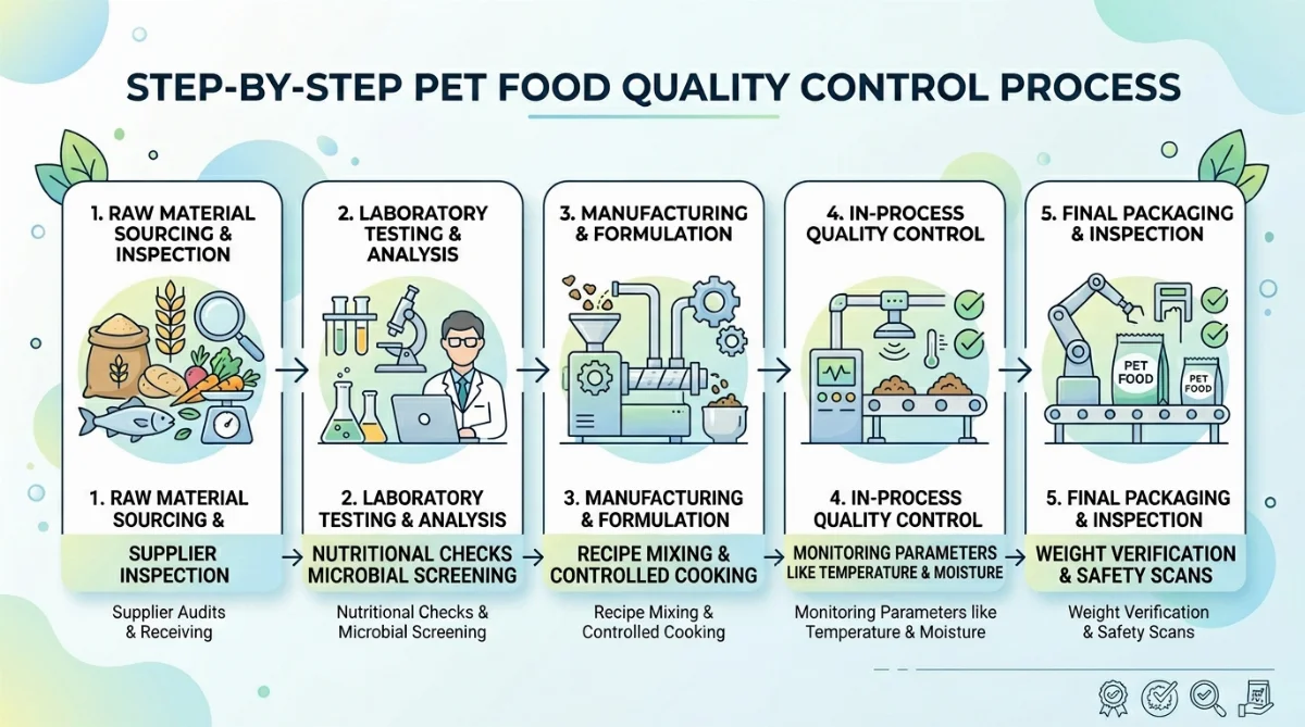 quy trình QC pet products - hình minh họa 4